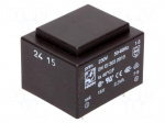 Transformer: encapsulated | 2.3VA | 230VAC | 15V | 153mA | Mounting: PCB