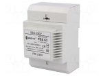 Transformer: mains | 63VA | 230VAC | 230V | IP30 | Mounting: DIN | 1.1kg
