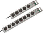 Brennenstuhl Super-Solid Surge Protection 4.500 A Silver 8 AC outlet(s) 2.5 m