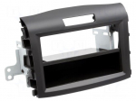 Radio frame | Honda | 2 DIN | black/rubber-touch