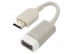 Converter | D-Sub 15pin socket,HDMI plug,VGA female | High Speed