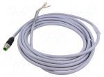 Cable: for sensors/automation | PIN: 8 | M12 male | straight | 5m | plug