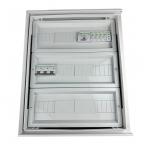 Switchgear attached AC hermetic IP66 EMITTER with surge arrester AC Noark type 2, 80A 3F, FR 100A, syg. Phases