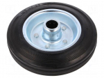 Transport wheel | &Oslash;: 160mm | W: 25mm | 150kg | Mat: rubber | -20&divide;60&deg;C