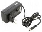 Power supply: switched-mode | 12VDC | 2.9A | Out: 5,5/2,5 | 35W | 1.42m