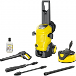 K&auml;rcher high-pressure cleaner K 5 WCM Premium Home (yellow/black, with dirt blaster, hose reel and surface cleaner)