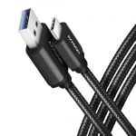 Axagon BUCM3-AM20AB datu pārraides un uzlādes vads | USB-A uz USB-C | 2m