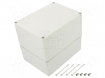 Enclosure: multipurpose | X: 120mm | Y: 160mm | Z: 140mm | EURONORD | grey