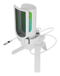 GENESIS Radium 250 White Game console microphone