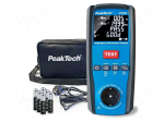 Meter: safety analyzer | LCD | VAC: 55&divide;270V | 50Hz | 100uA&divide;20mA | IP40