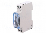 Programmable time switch | 30min&divide;24h | SPDT | 250VAC/16A | 230VAC