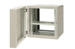 EMITERNET Split hanging cabinet 19" 12U, sheet metal/glass door, 600&times;550&times;635mm width/depth/height EM/AH6512