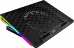 INCA s&uuml;learvuti jahuti 1x 185x20mm ventilaator/RGB/800RPM/2xUSB Black retail