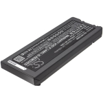 Replaces battery for Panasonic CF-VZSU80U, CF-VZSU82U, CF-VZSU83U, Toughbook CF-C2, Lithium-ion 6400mAh