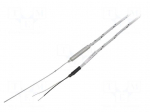Sensor: temperature | thermocouple J | Insulation: fiberglass | cl.1