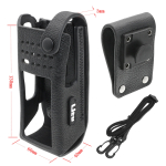 Hard Leather Carry Case Belt Loop for DP4801Ex ATEX Full-Keypad Radio PMLN6099A