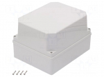 Enclosure: multipurpose | X: 200mm | Y: 250mm | Z: 160mm | ABS | grey | IP65