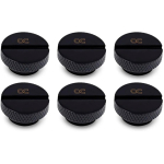 Alphacool icicle screw plug (black, 6 pieces)