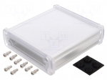 Enclosure: multipurpose | X: 113.7mm | Y: 119mm | Z: 35.2mm | silver