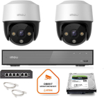 J&auml;relevalves&uuml;steem Imou 2x IP-kaamera Cruiser 4MP POE