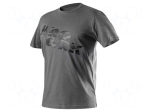 T-shirt | Size: M | grey | CAMO | 180g/m2