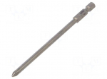 Screwdriver bit | Phillips | PH1 | Overall len: 110mm