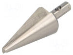 Mat: HSS | Reamed hole dia: 6&divide;26mm | Tool accessories: Taper reamer