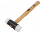 Hammer | 360mm | W: 120mm | 1.05kg | Size: 44mm | round | nylon | wood