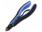 Pliers | side,cutting,precision | ESD | oval head | Pliers len: 138mm