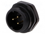 SP17 | socket | male | PIN: 3 | IP68 | soldering | 500V | 2mm2 | 10A