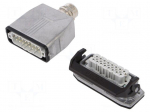 Connector: HDC | male + female | Pitch: 66x16mm | 250V | 16A | PIN: 16