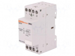 Contactor: 4-pole installation | NC + NO x3 | 220&divide;230VAC | 32A | DIN