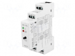 Relay: installation | bistable | NO | Ucoil: 230VAC | 90x17.5x66mm