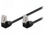 Patch cord | F/UTP | 5e | stranded | CCA | PVC | black | 5m | 26AWG