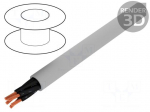 Wire | JZ-500 | 5x1,5mm2 | unshielded | 300/500V | PVC | Cu | stranded