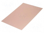 Laminate | FR4 | 0.6mm | L: 420mm | W: 297mm | Coating: copper
