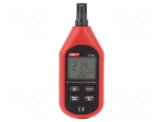 Meter: thermo-hygrometer | Sampling: 1x/s | -10&divide;60&deg;C | Accur: &plusmn;1,0&deg;C