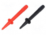 Test probe | 10A | 1kV | red and black | Socket size: 4mm