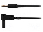 Test lead | 70VDC | 32A | Len: 2m | black | Cond.cross sec: 2.5mm2
