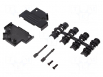 Enclosure: for D-Sub connectors | D-Sub 25pin,D-Sub HD 44pin
