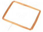 RFID antenna | 125kHz | Body dim: 60x74x0.9mm | 470uH