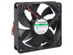 Fan: DC | axial | 24VDC | 120x120x25mm | 127.42m3/h | 34dBA | Vapo | 24AWG