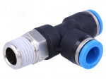 Push-in fitting | straight,T-tap splitter | -0.95&divide;6bar | Mat: PBT