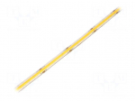 COB LED tape | white neutral | LED/m: 320 | 8mm | IP65 | 8W/m | CRImin: 80