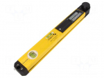 Electronic protractor | L: 450mm | IP54 | Kit: carrying case