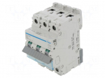 Circuit breaker | 230/400VAC | Inom: 16A | Poles: 3 | Charact: D | 10kA