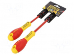 Screwdriver: insulated-set | insulated | PlusMinus PH-type | 1kVAC