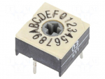 Encoding switch | HEX/BCD | Pos: 16 | THT | Rcont max: 100m&Omega; | 10x10x6mm