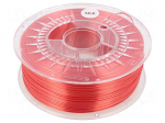 Filament: SILK | &Oslash;: 1.75mm | red | 225&divide;245&deg;C | 1kg | Table temp: 50&divide;60&deg;C
