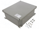 Enclosure: multipurpose | X: 215mm | Y: 252mm | Z: 91mm | GWconnect | grey